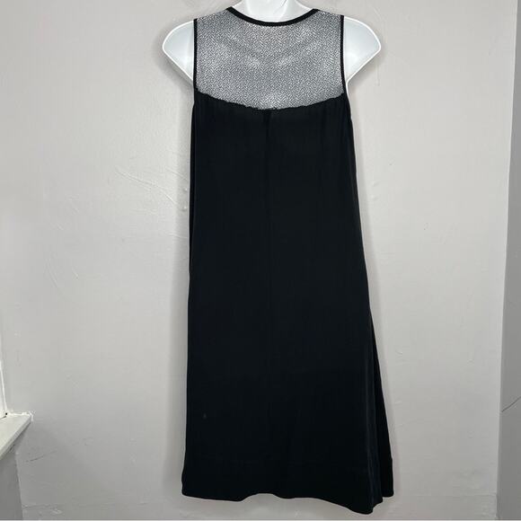 EILEEN FISHER Silk Dress Womens Size Small LBD Quiet Luxury Capsule Minimalist - Picture 5 of 9